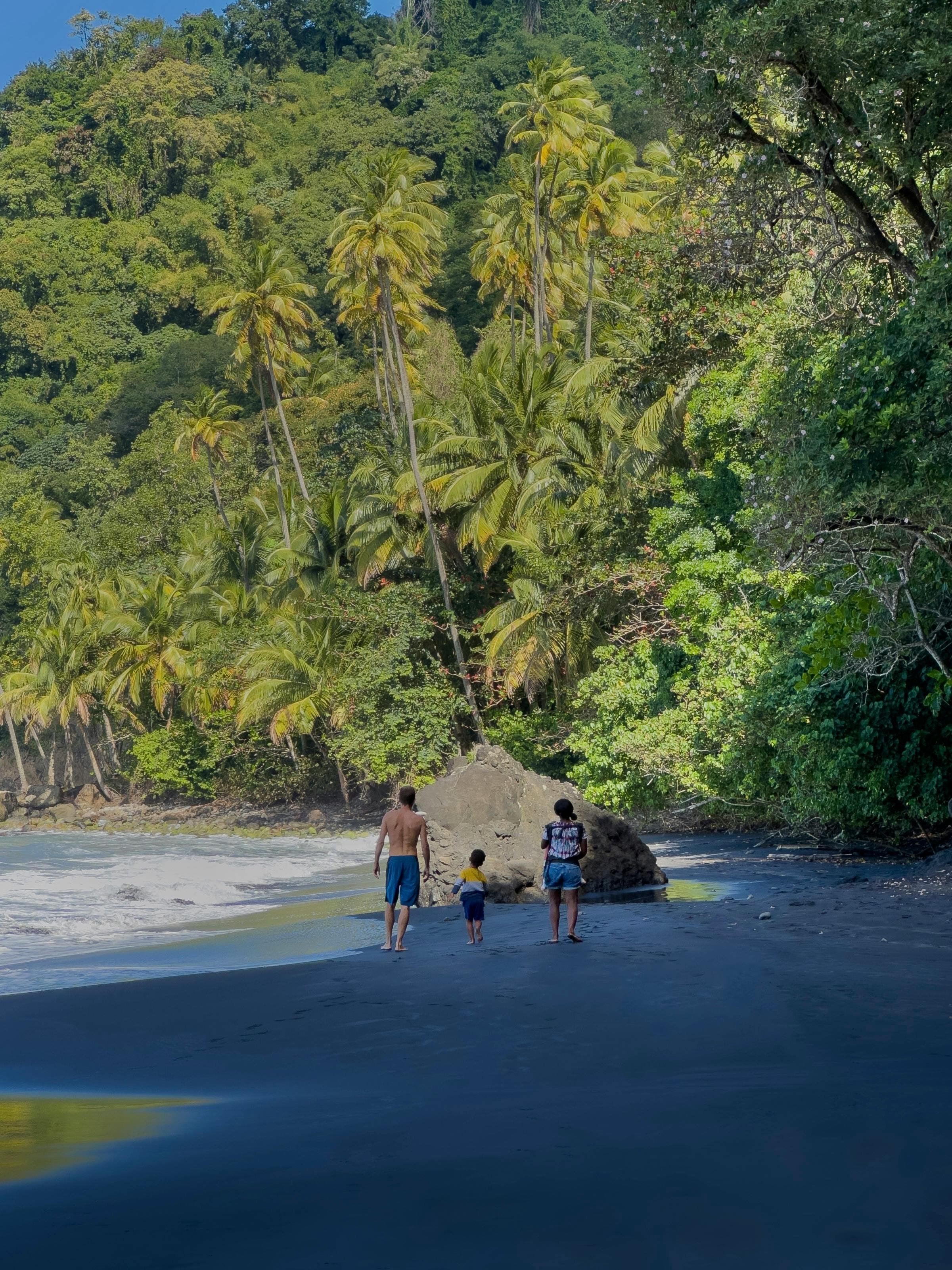 A family travel moment
